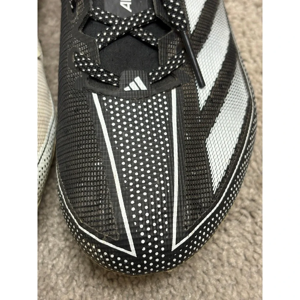 Adidas Adizero Electric Football Cleats Mismatched Black White Mens 9 IE4401